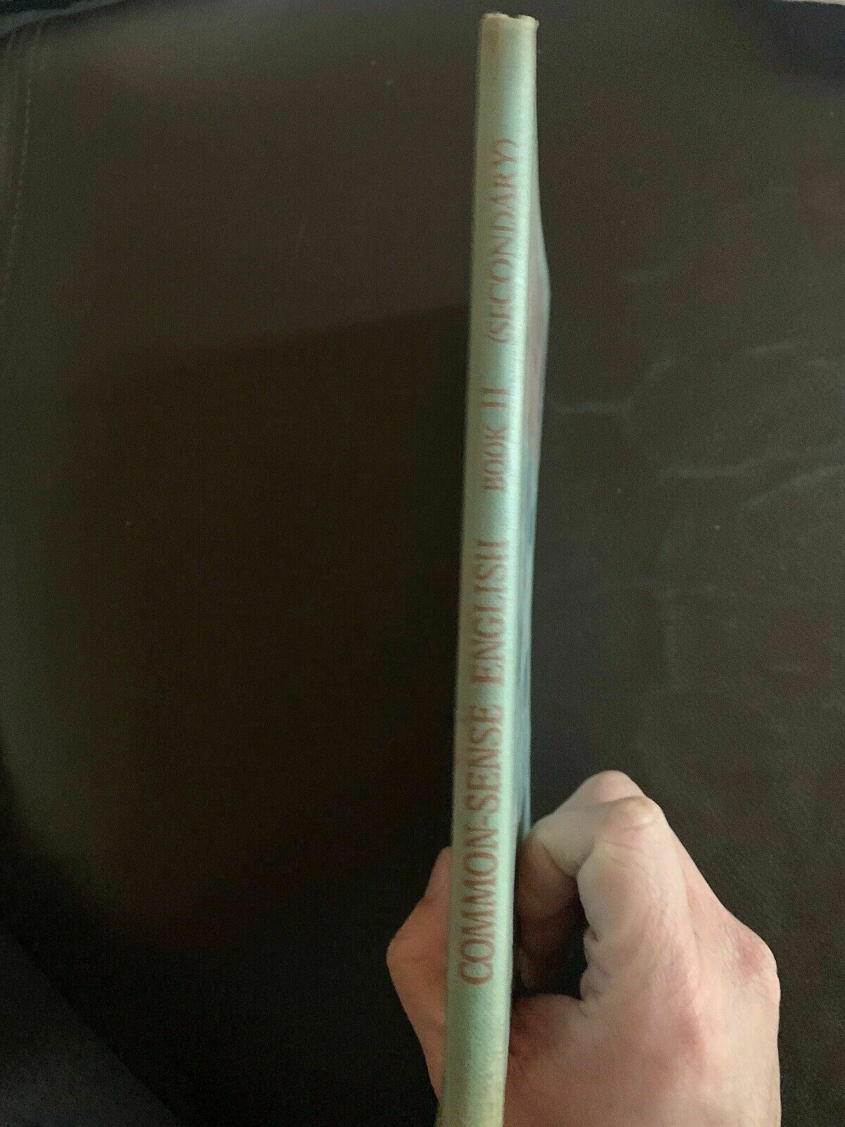 Common Sense English Secondary Book II By F.F Potter Hardcover 1947