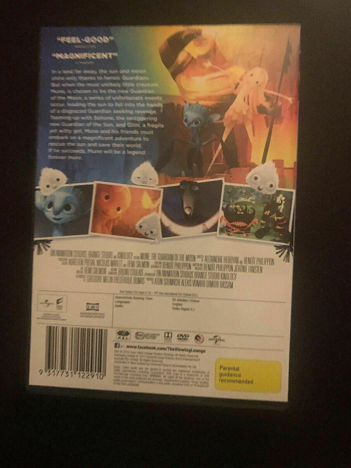 Mune The Guardian of the Moon (DVD, 2014)