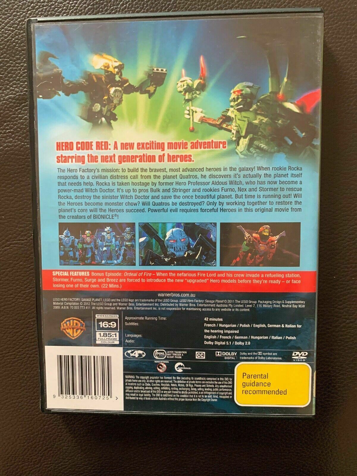 LEGO Hero Factory - Savage Planet (DVD, 2012)