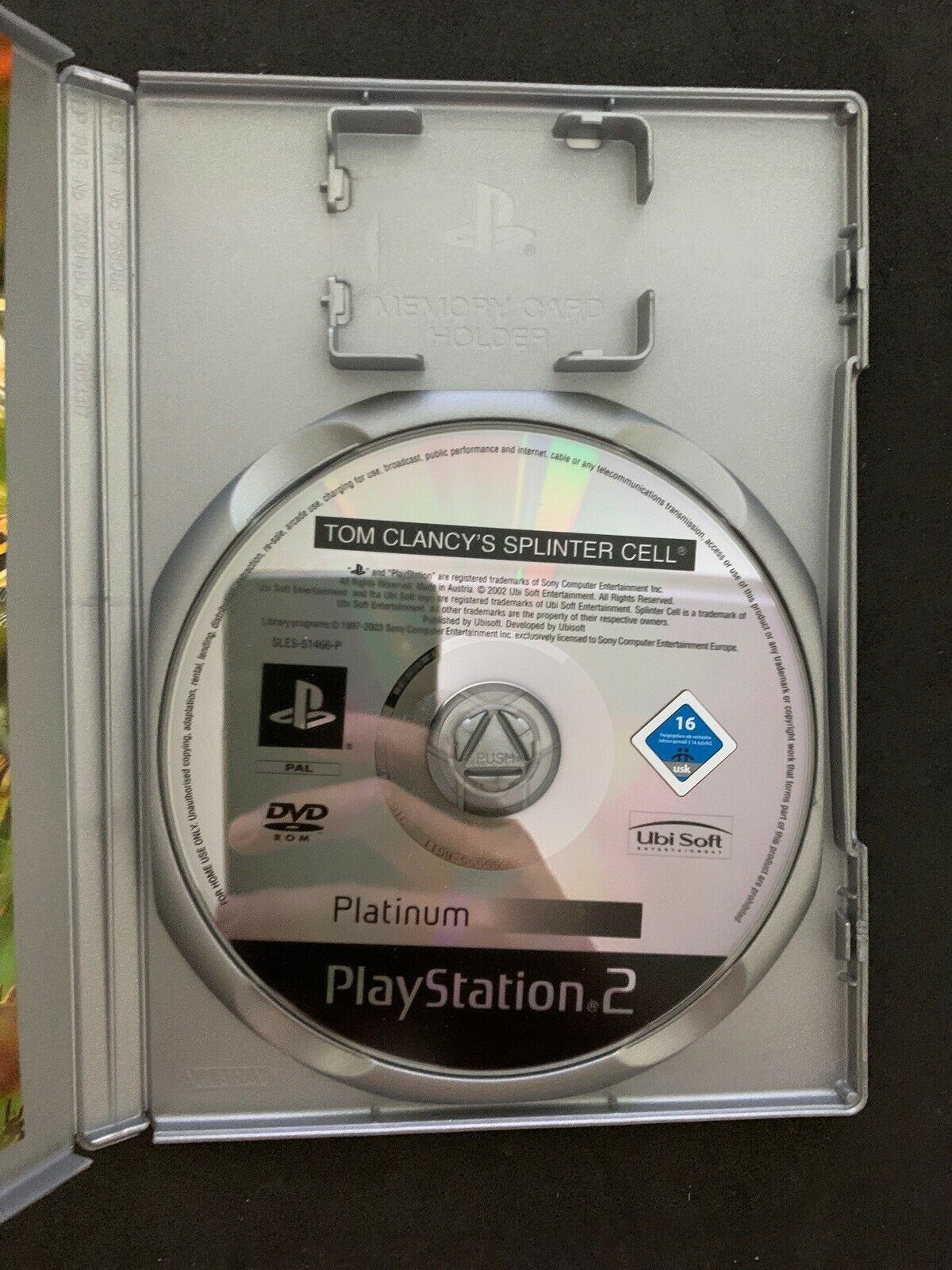 Tom Clancy's Splinter Cell - Sony PlayStation 2 PS2 Game