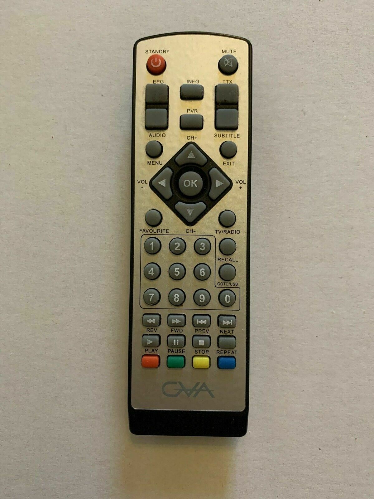 Genuine GVA WS-28A Remote Control for PVR Player