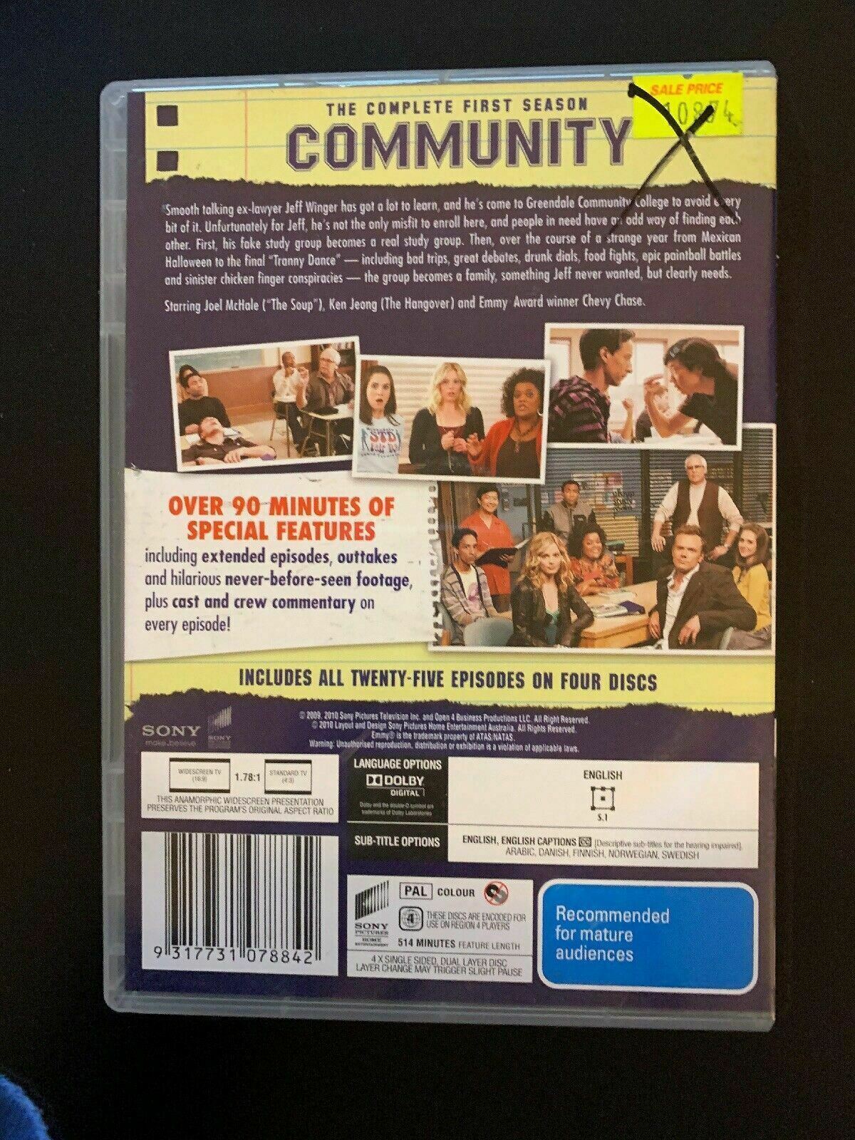 Community : Season 1 DVD Region 4