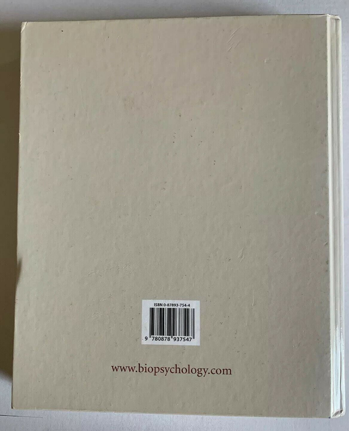 Biological Psychology by S. Marc Breedlove, Mark R. Rosenzweig, Neil V....