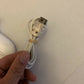 Genuine Nintendo White Wii Nunchuck Remote (RVL 004) Num Chuck - Original Workin
