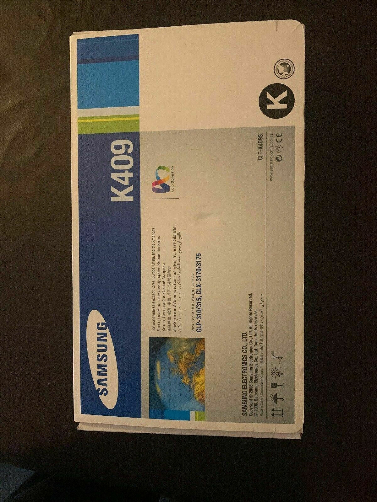 Genuine Samsung K409 Black Toner Cartridge CLT-K409S