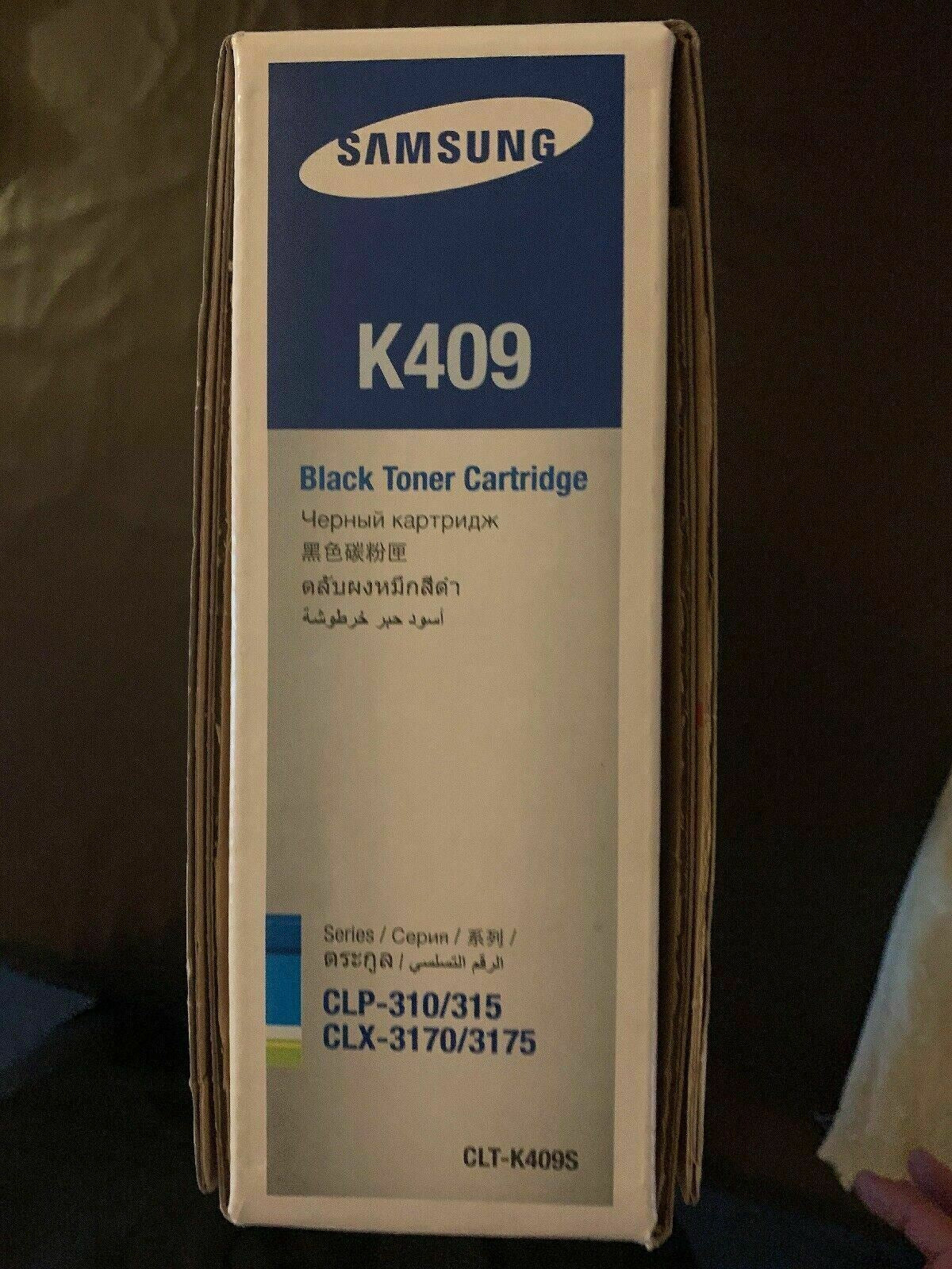 Genuine Samsung K409 Black Toner Cartridge CLT-K409S