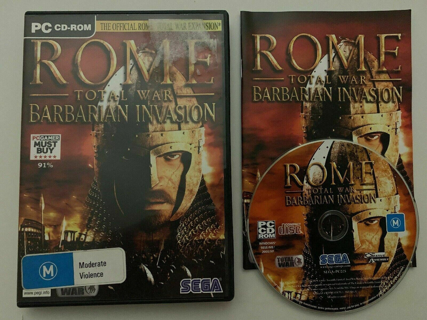 Rome Total War Barbarian Invasion (Expansion Disc) PC CD-ROM