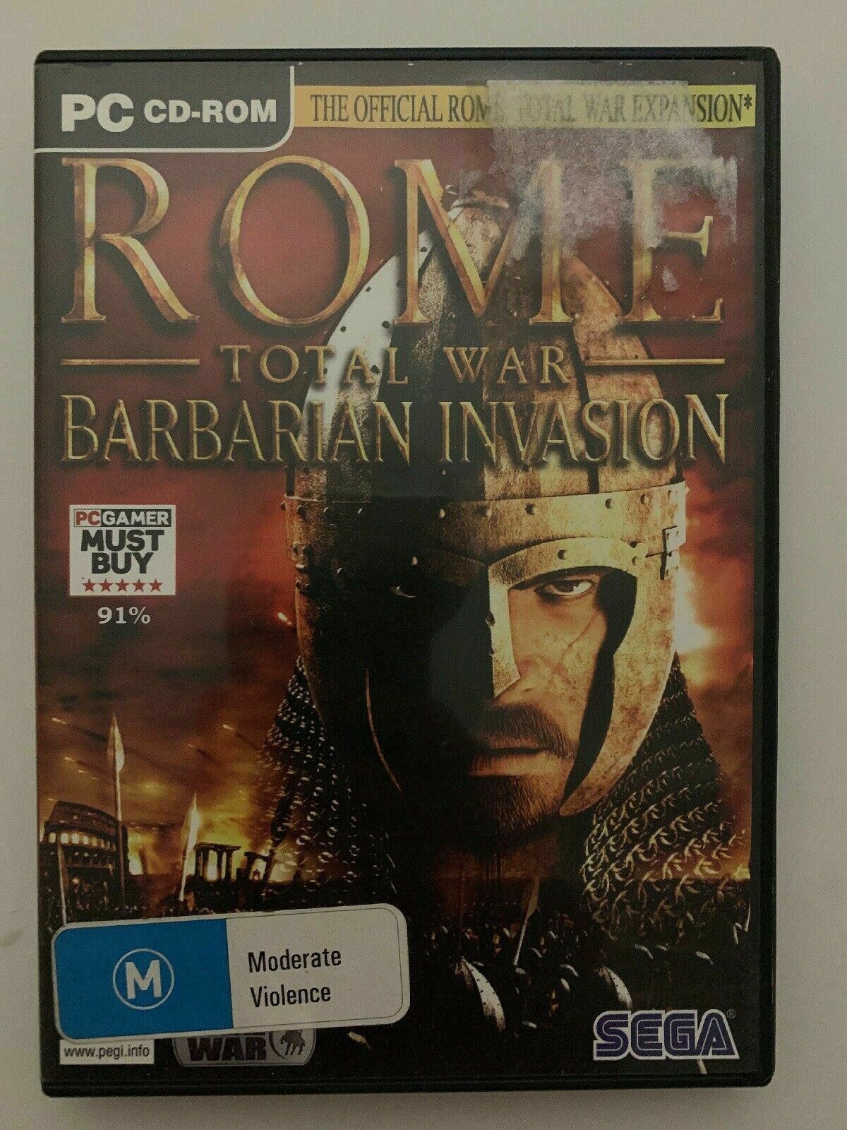 Rome Total War Barbarian Invasion (Expansion Disc) PC CD-ROM