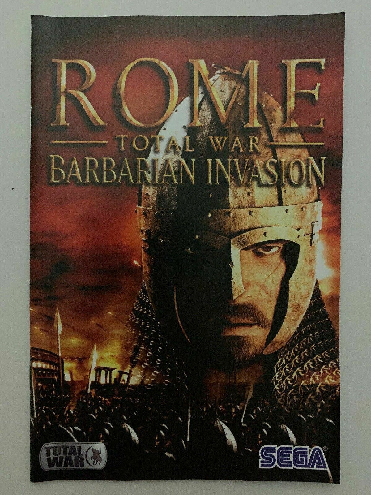 Rome Total War Barbarian Invasion (Expansion Disc) PC CD-ROM