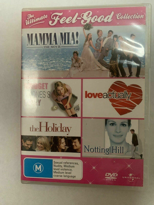 Bridget Jones's Diary, Love Actually, Mamma Mia!­ Notting Hill, The Holiday DVD