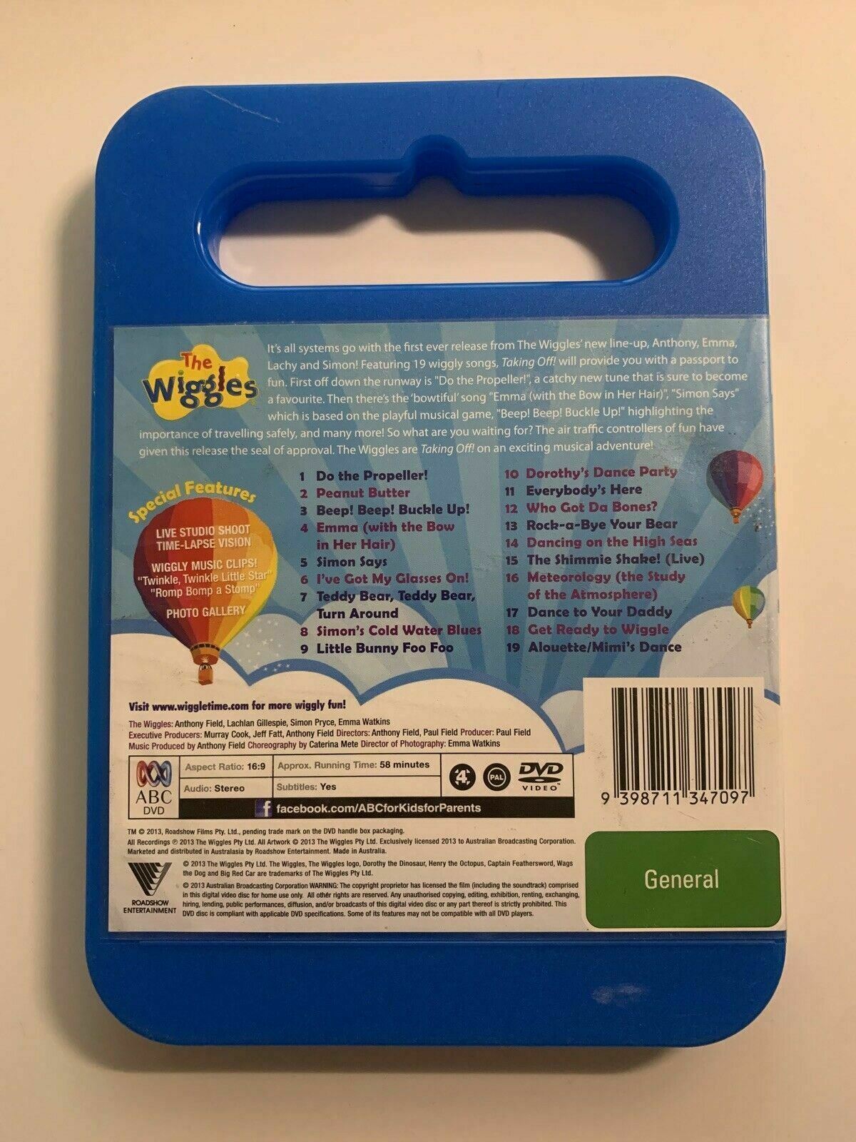 The Wiggles - The Wiggles Taking Off! (DVD, 2013) Region 4