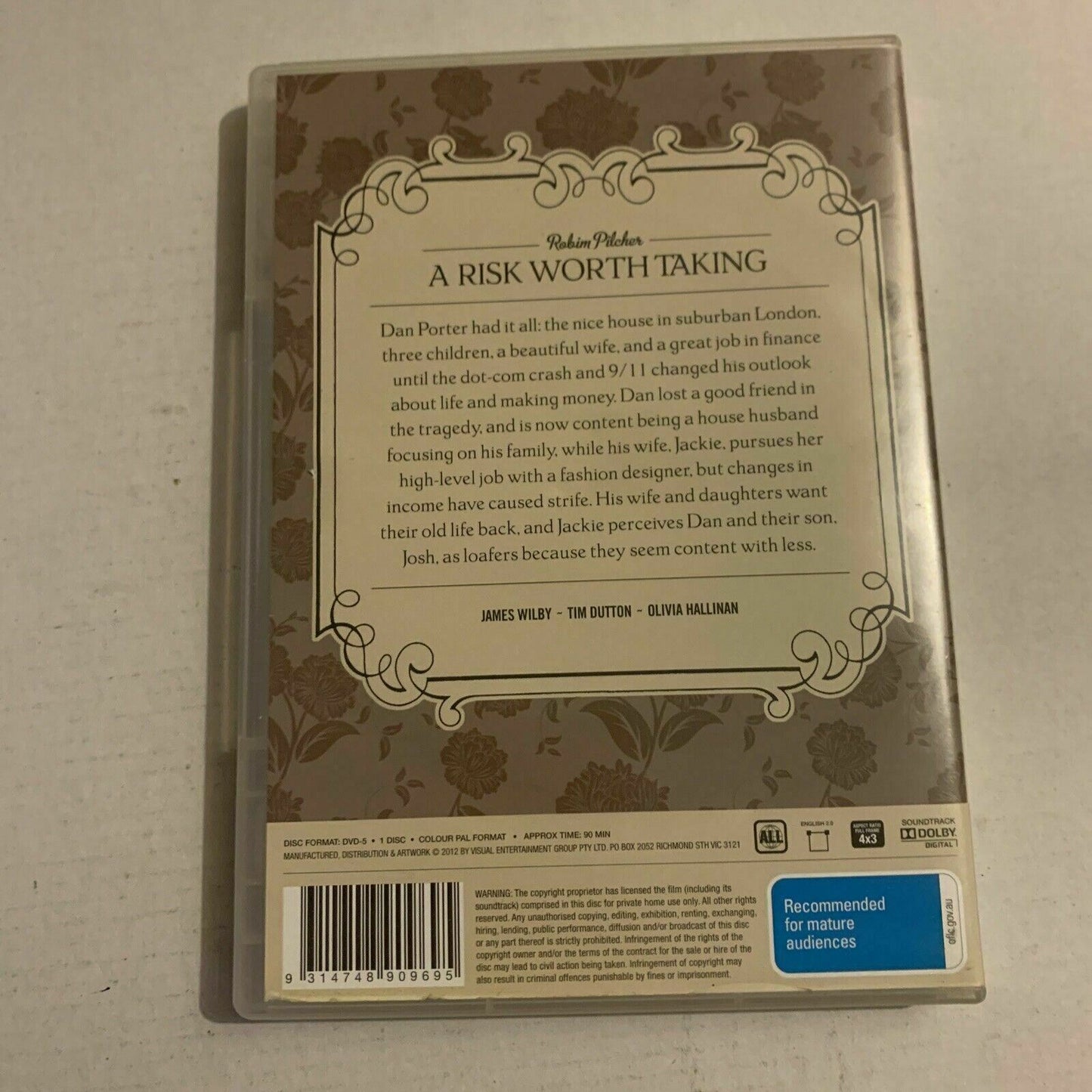 Robin Pilcher - A Risk Worth Taking (DVD, 2008) James Wilby, Tim Dutton.