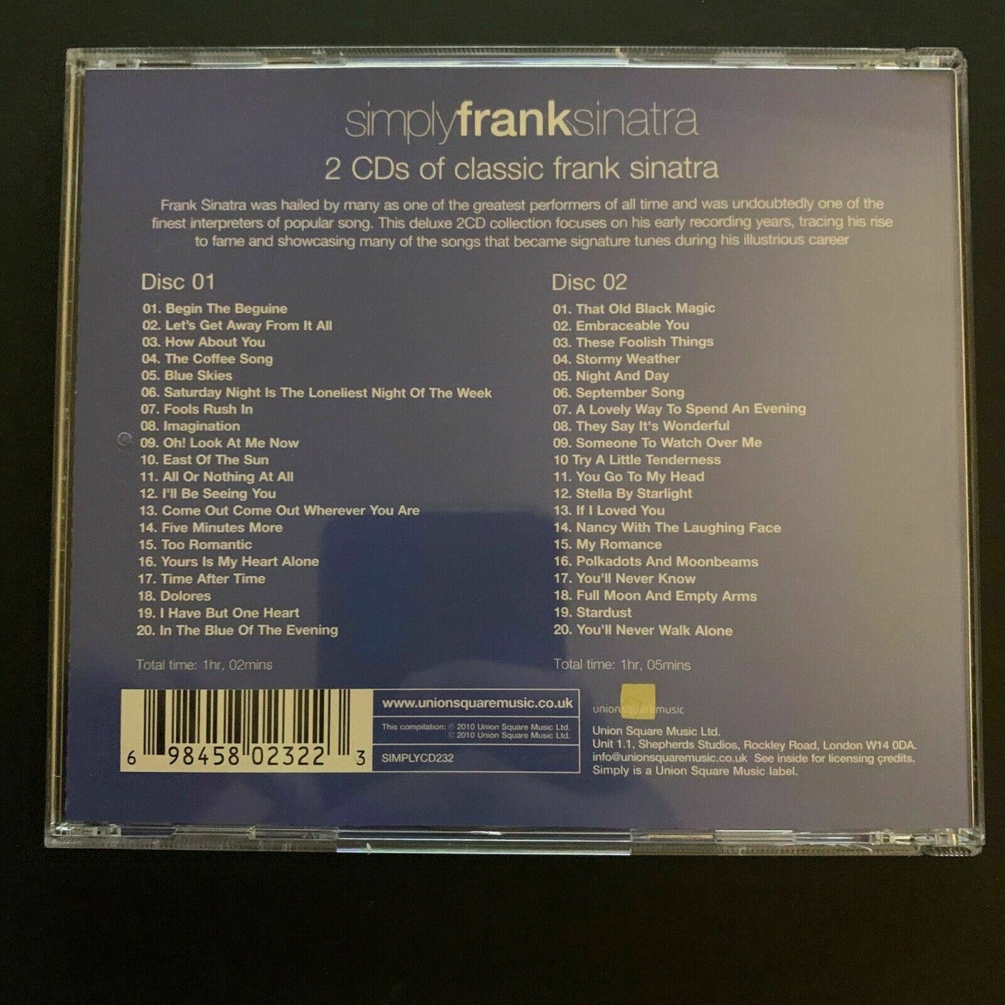 Frank Sinatra - Simply Frank Sinatra [CD]