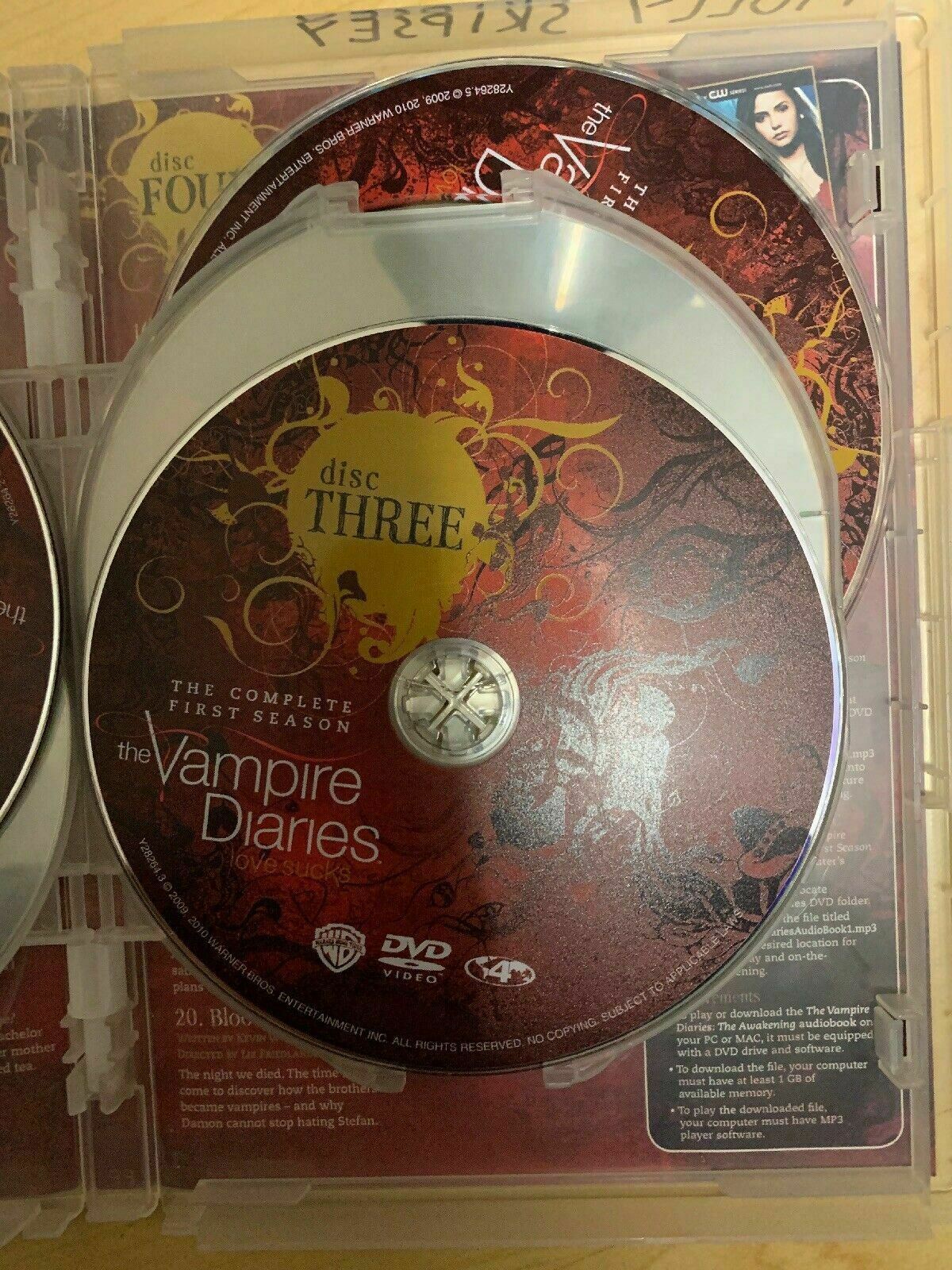 Vampire Diaries : Season 1 (DVD, 2010, 5-Disc Set)