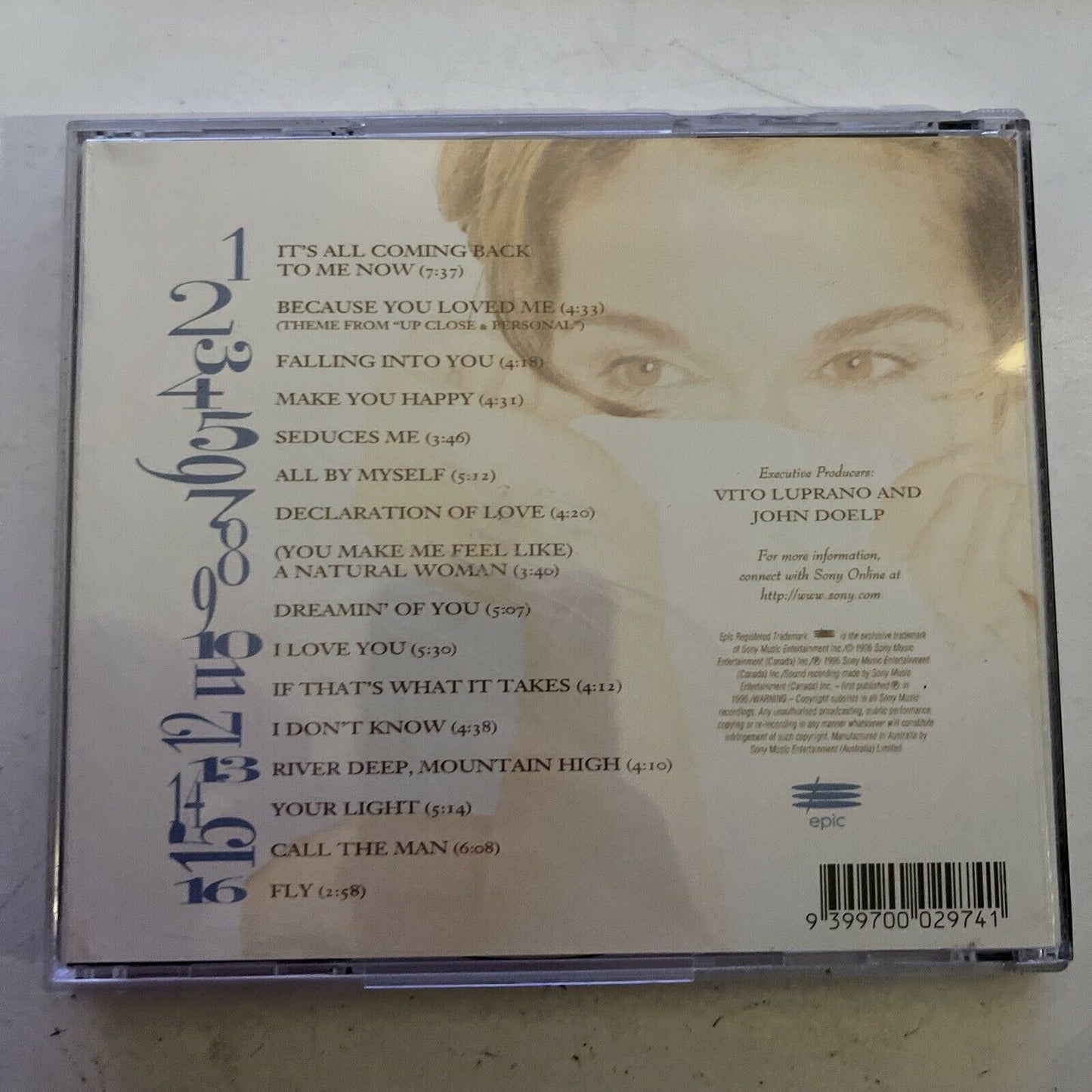 Celine Dion – Falling Into You (CD, 1996) Album