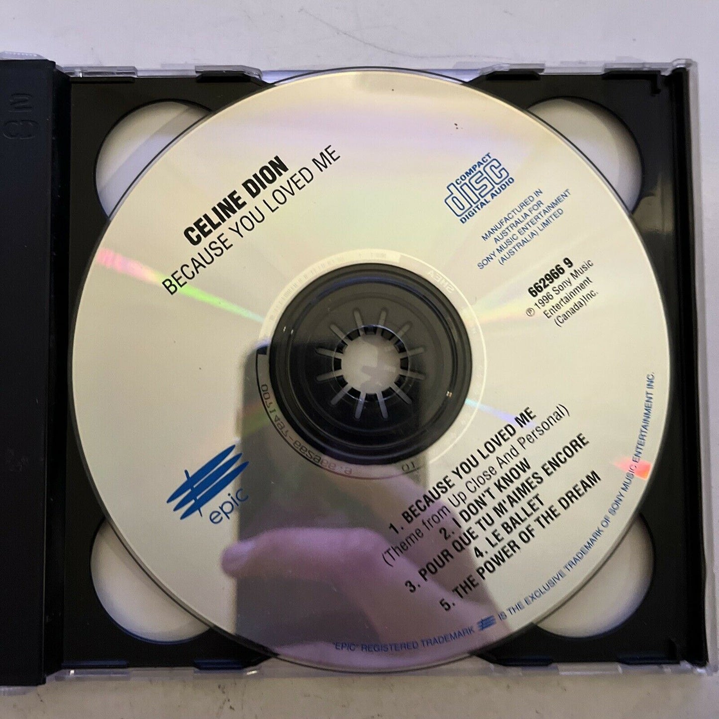 Celine Dion – Falling Into You (CD, 1996) Album