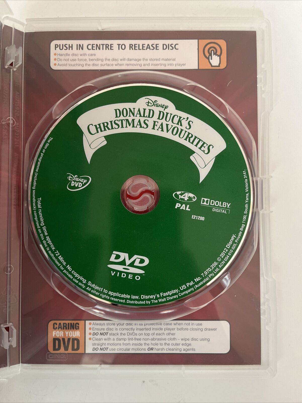 Disney Donald Duck's Christmas Favourites (DVD, 2005) Region 4
