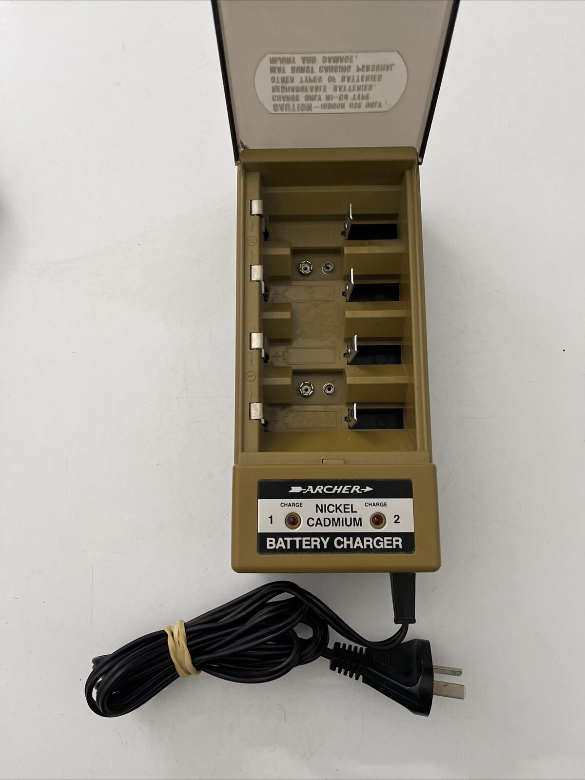 Retro Tandy Archer Nickel Cadmium Battery Charger  23-9502