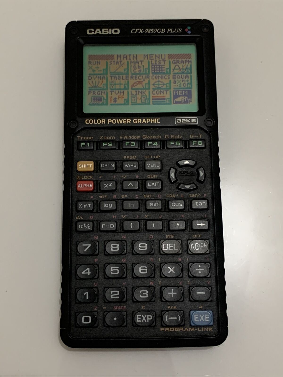 Casio CFX-9850GB Plus Color Power Graphic Calculator – Retro Unit