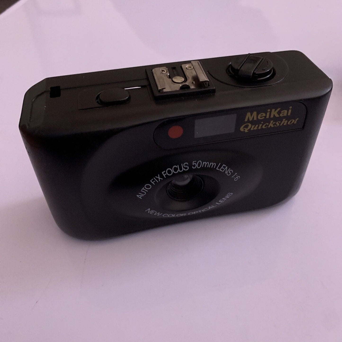 Meikai Quickshot 35mm Film Camera Fix Focus 50mm Lens 1:6