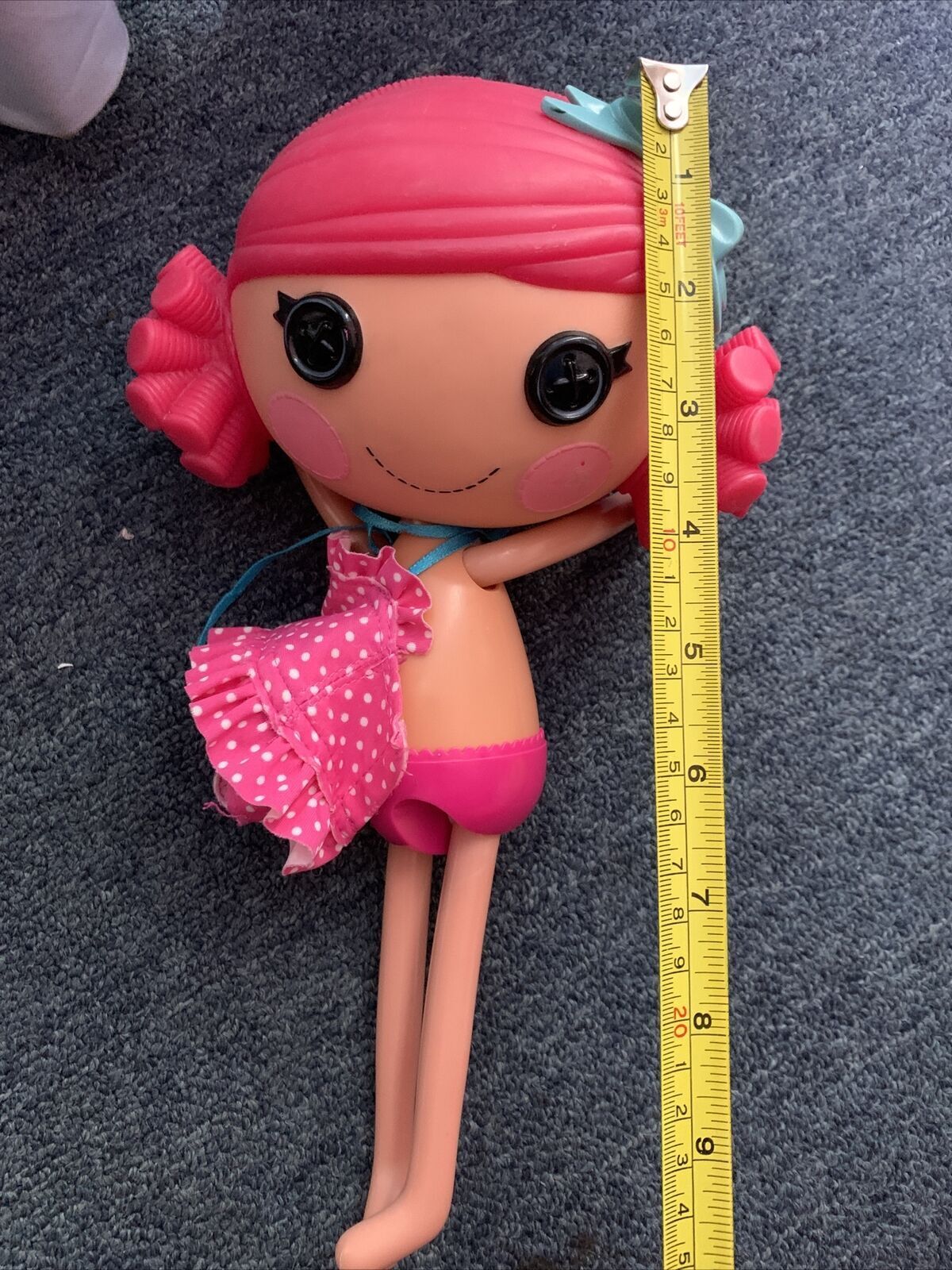 9x Lalaloopsy Doll Pix E Flutters Coral Twinkle Sunny Side Silly Hair Hot Dog