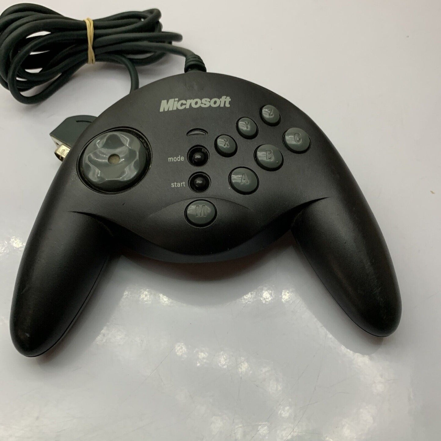 Microsoft Sidewinder Gamepad for PC Vintage Controller 90873 uses Gameport