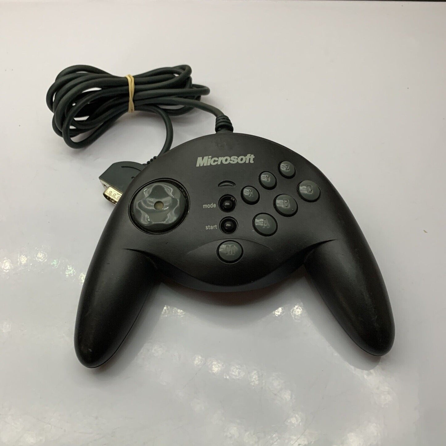 Microsoft Sidewinder Gamepad for PC Vintage Controller 90873 uses Gameport