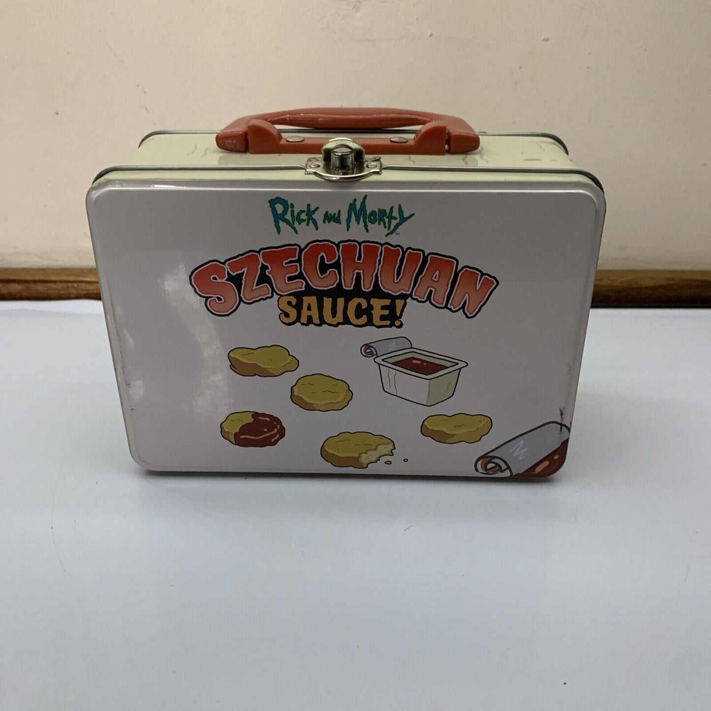 Rick and Morty Szechuan Sauce Collectable Tin Lunch Box 2018 Cartoon Network