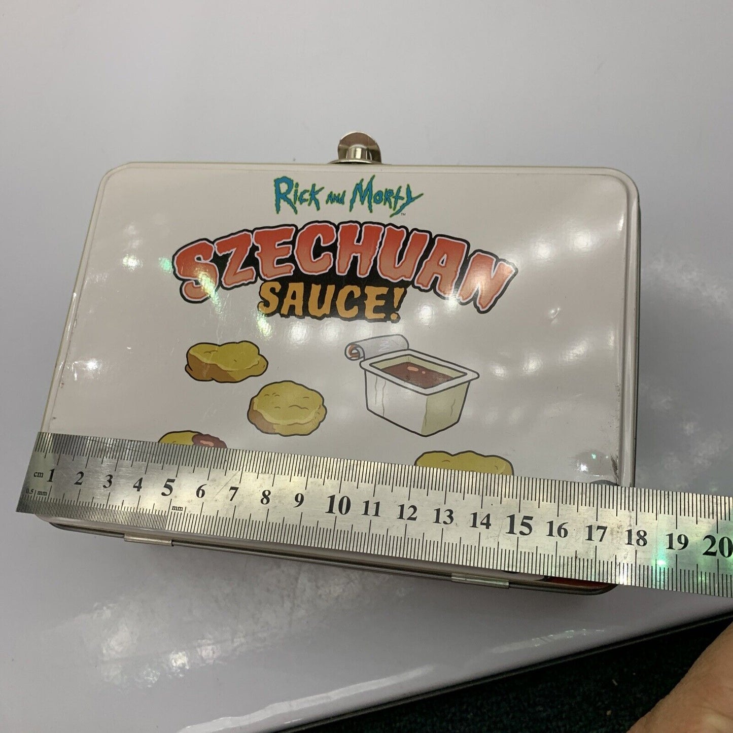 Rick and Morty Szechuan Sauce Collectable Tin Lunch Box 2018 Cartoon Network