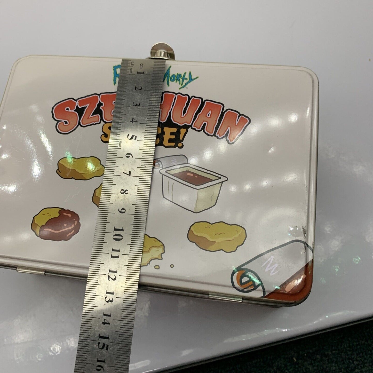 Rick and Morty Szechuan Sauce Collectable Tin Lunch Box 2018 Cartoon Network