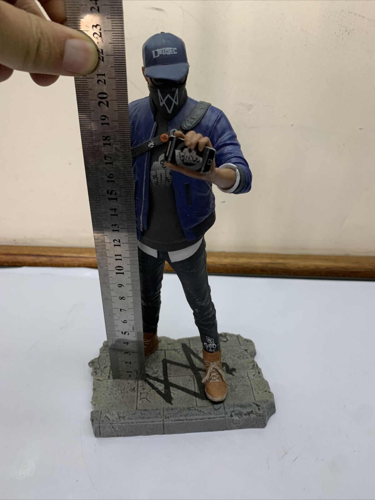 2x Watch Dogs 1 & 2 Action Figure 2013 2018 Ubicollectibles Aiden Pearce Marcus