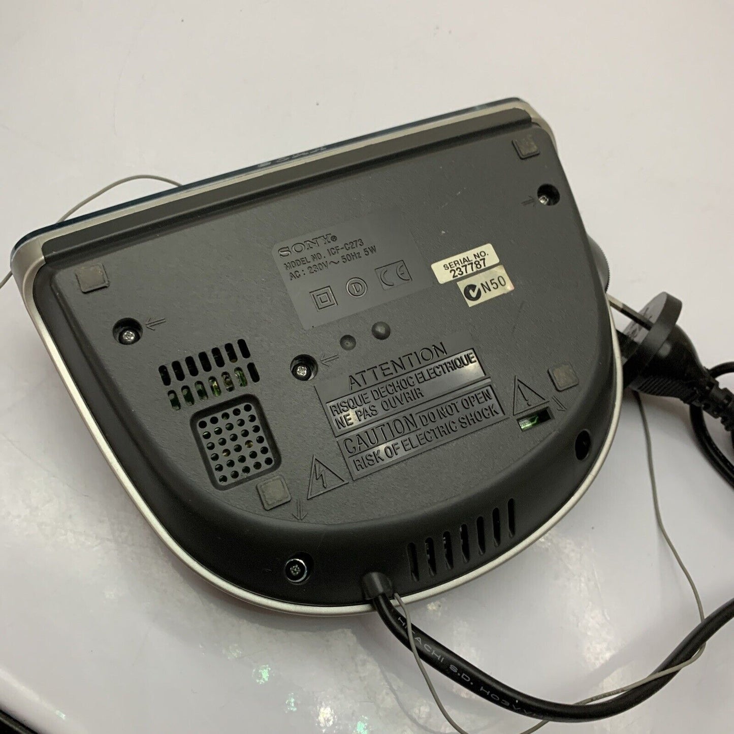 Sony Dream Machine Alarm Clock Radio AM/FM ICF-C273 Tested & Working