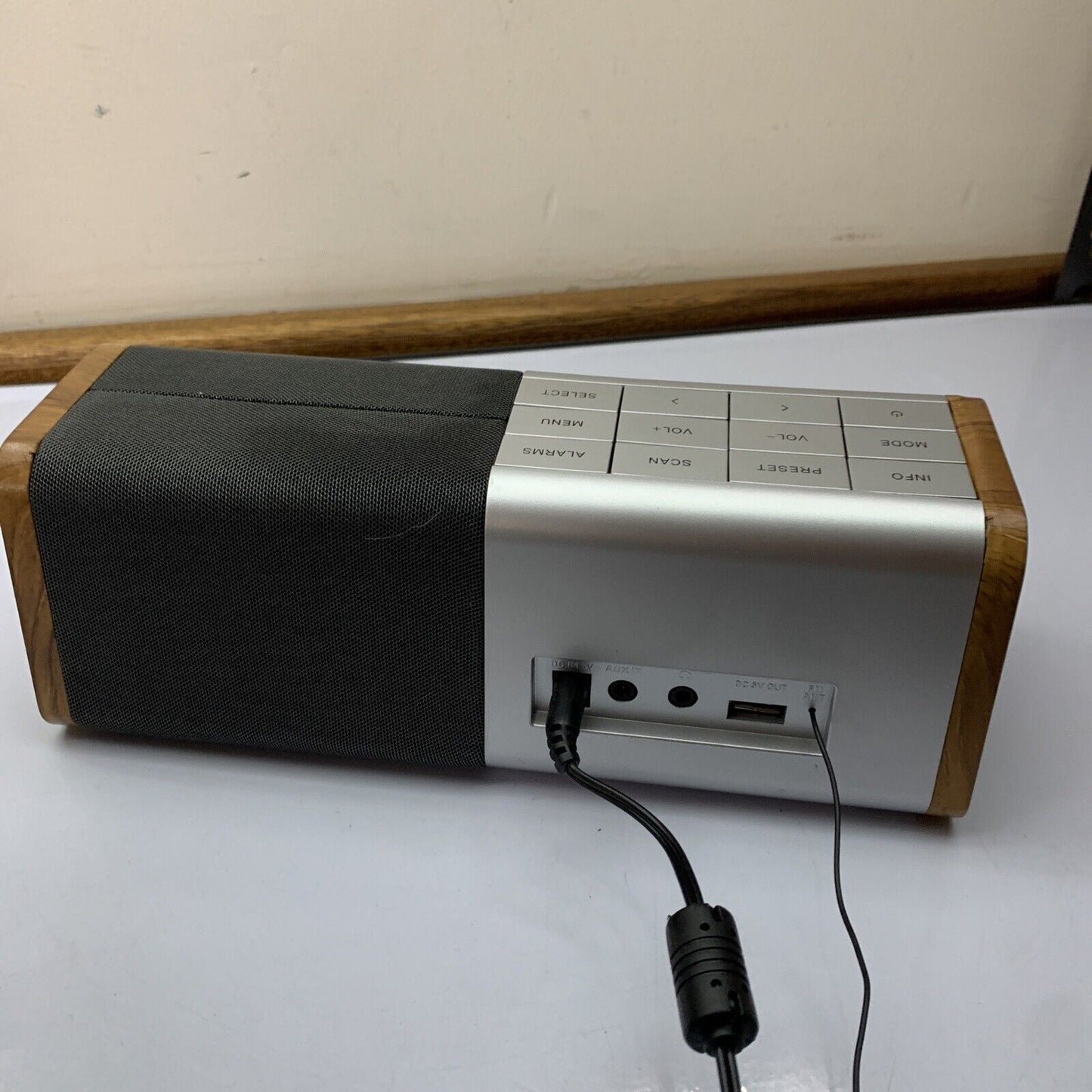 Bush DAB+ Clock Alarm Radio BCR35DABW