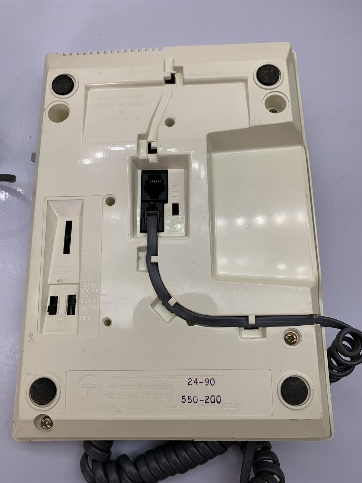 Telecom Corded Telephone Made In Australia NBN Compatible 550-200 24-90