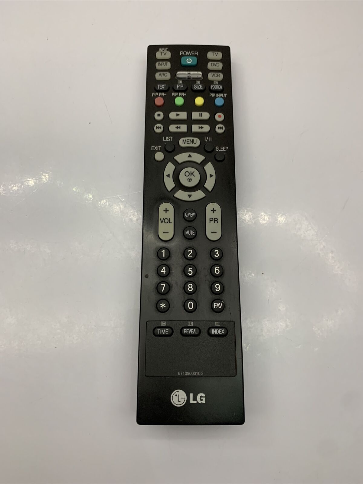 Genuine LG 6710900010G TV DVD VCR Remote Control