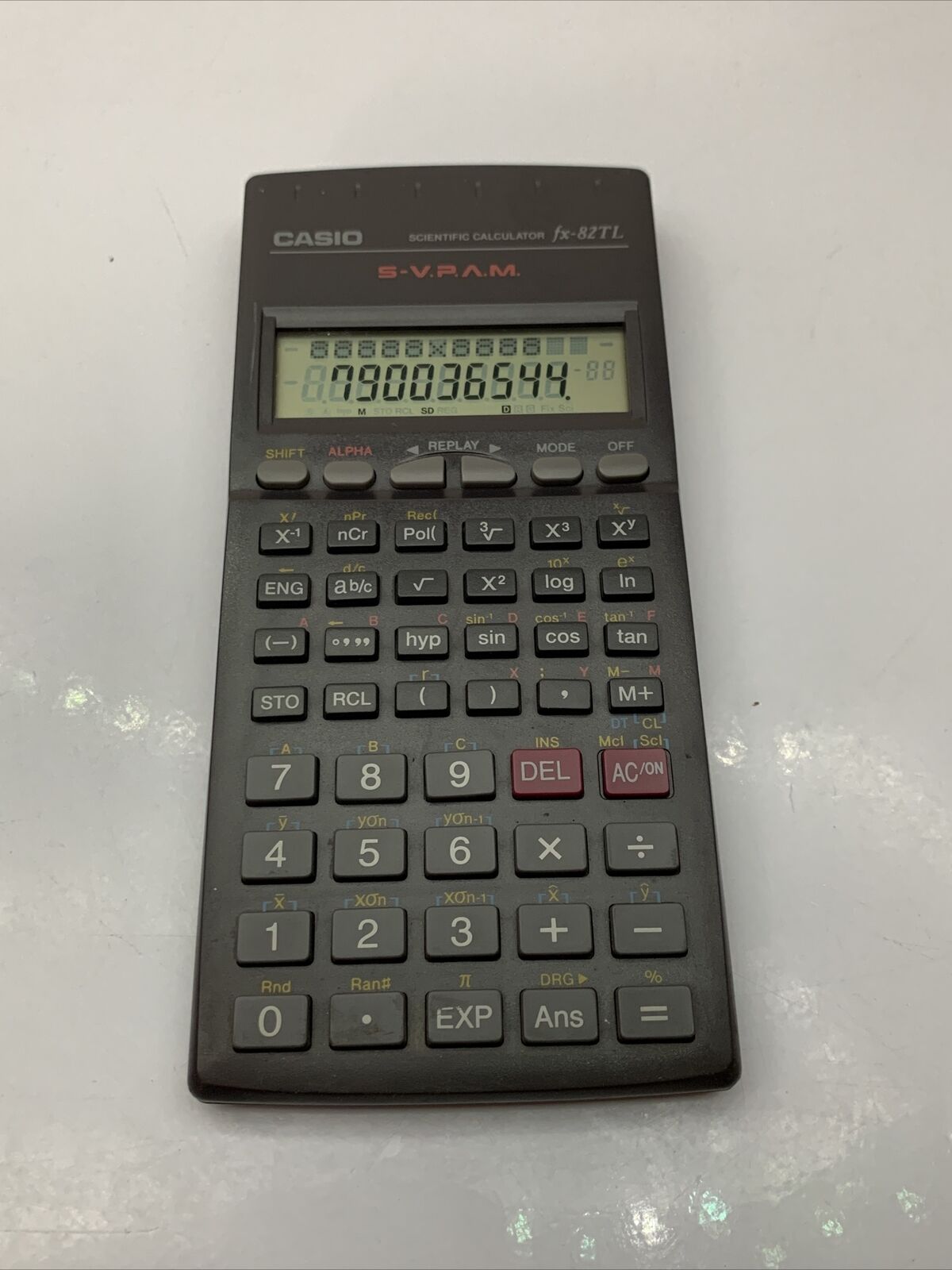 Casio Fx-82TL Scientific Calculator 10 Digit 2 Line with Cover