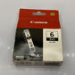 Genuine  Canon BCI-6Bk Black Ink Cartridge PIXMA Series NEW