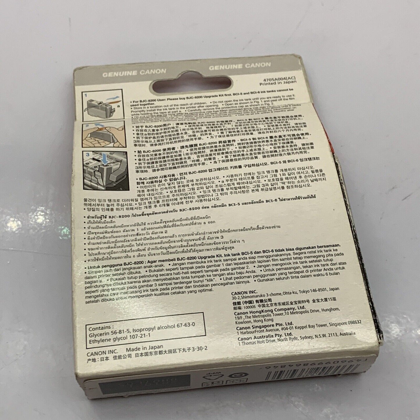 Genuine  Canon BCI-6Bk Black Ink Cartridge PIXMA Series NEW