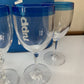 Tupperware 4x 300ml Wine Glasses Clear And Neoprene Bag 6843A-2