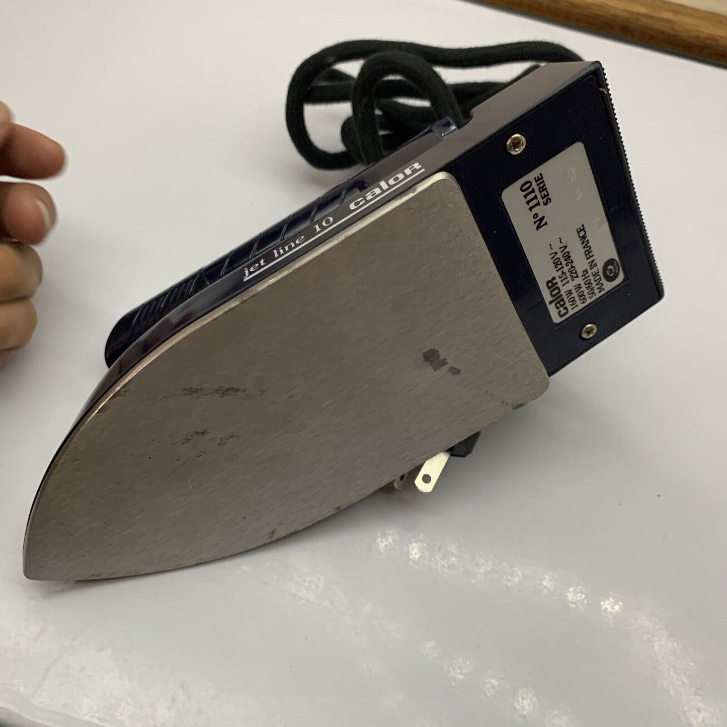 Calor Jet Line Electric Travel Iron 10 No 1110 Serie 115-240V Vintage