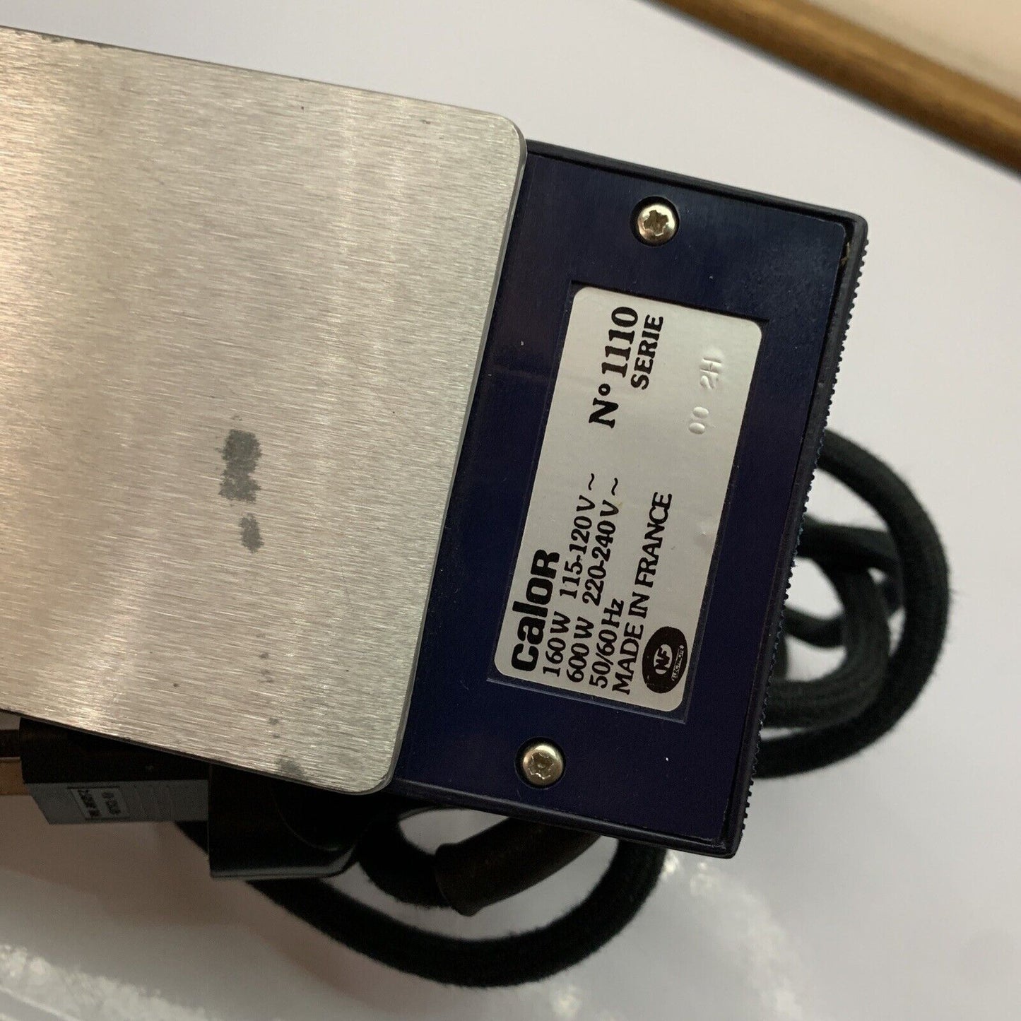 Calor Jet Line Electric Travel Iron 10 No 1110 Serie 115-240V Vintage