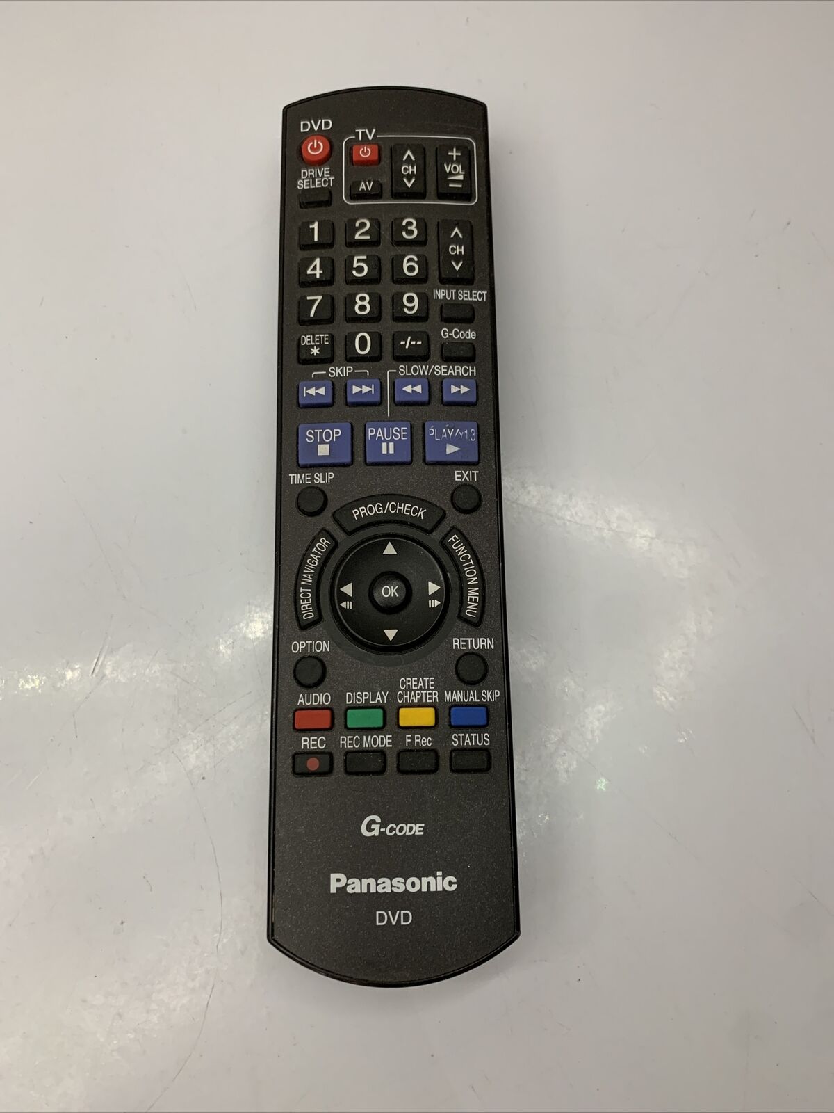 Genuine Panasonic N2QAYB000133 Remote Control for  DVD Player Recorder