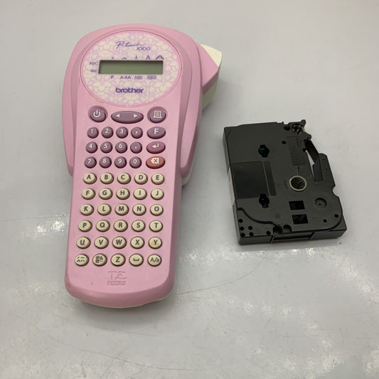 Brother P-Touch 1000 Label Maker Pink