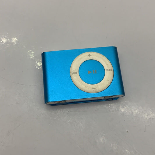 Apple iPod Shuffle 1GB Blue A1204 *For Parts Or Repair Flat Battery