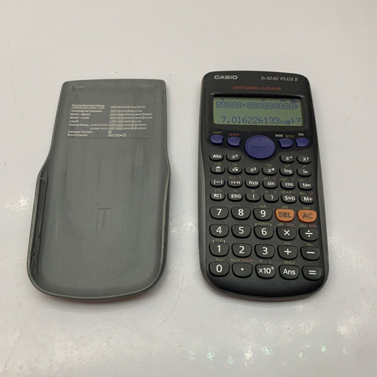 Casio FX82AU PLUS II Scientific Calculator with  Cover