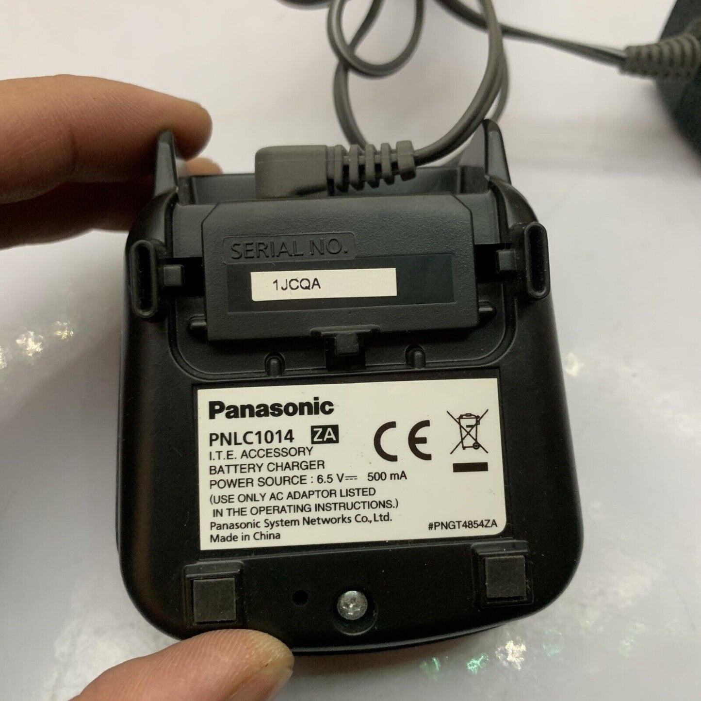 Genuine Panasonic PNLC1014 Extension Charger + Power Supply PQLV219AL 5.5V