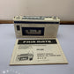 Asahi FairMate Mini Stereo Radio Cassette Player Recorder *For Parts Or Repair