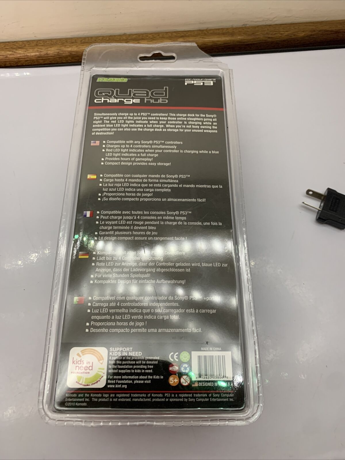 Komodo Quad Charge Hub Controller For PS3 NEW