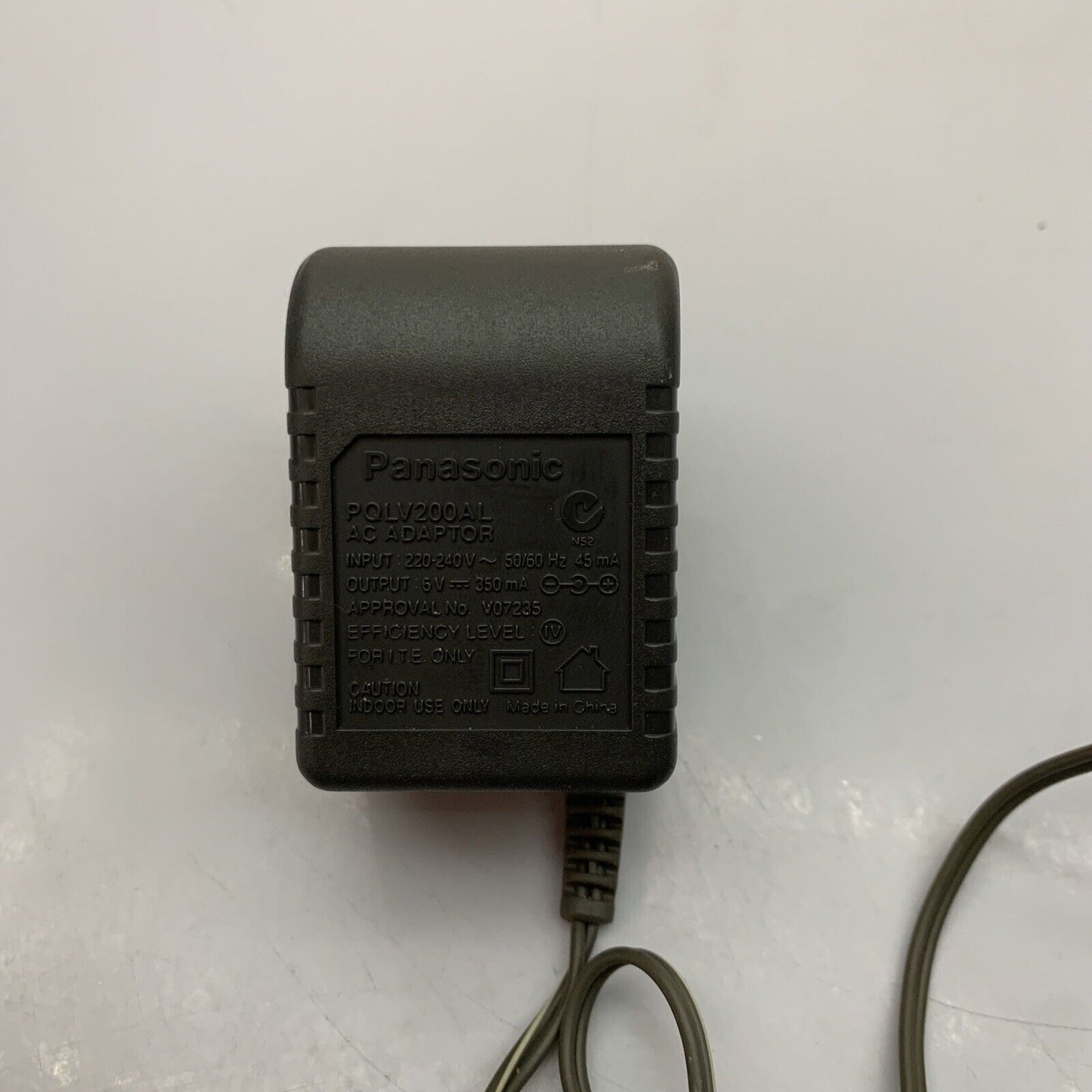 Genuine Panasonic PQLV30018ZA Cordless Charger + PQLV200AL 6v Power Supply