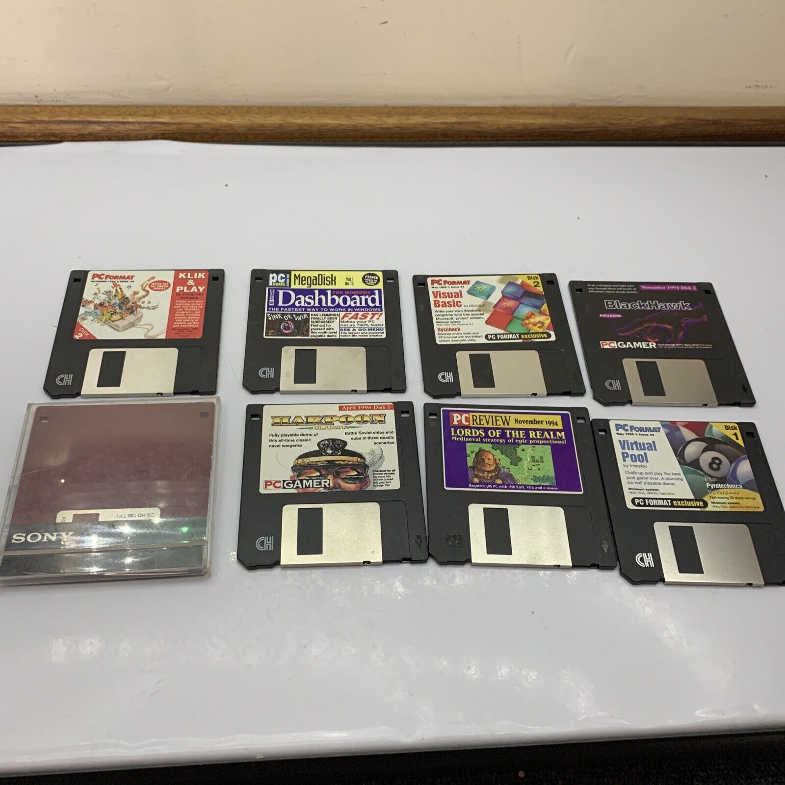 Compact Disc Games Computer 7x PC Demo Magazine Games 3.5